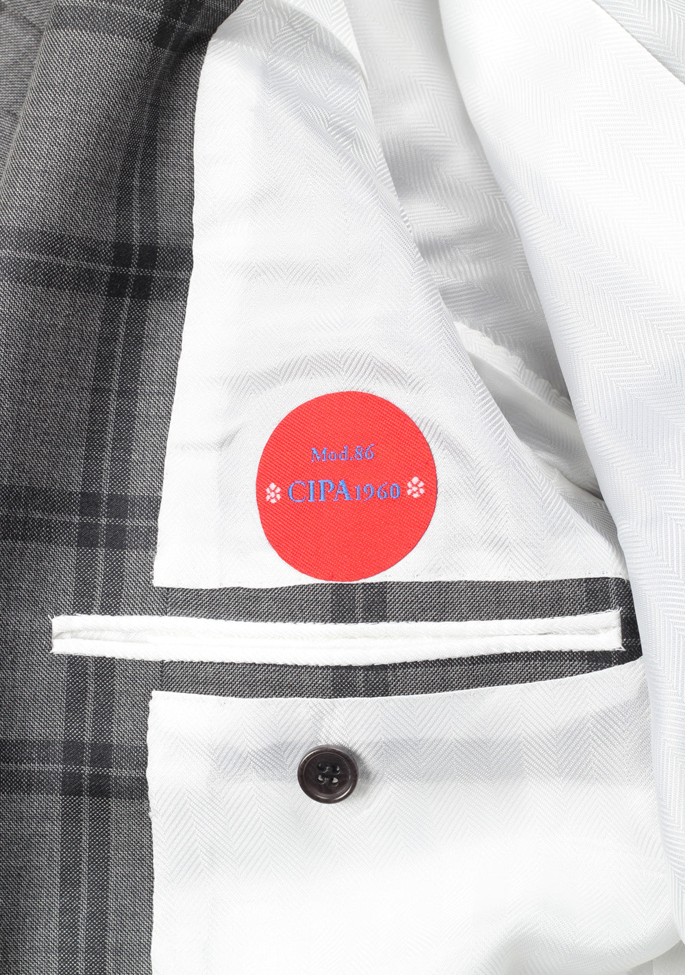 Kiton Gray Checked Suit Size 46 / 36R U.S. Cipa