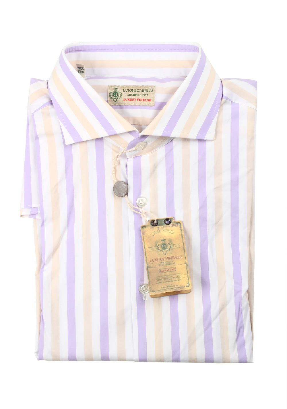 Borrelli Shirt Size 44 / 17,5 U.S.