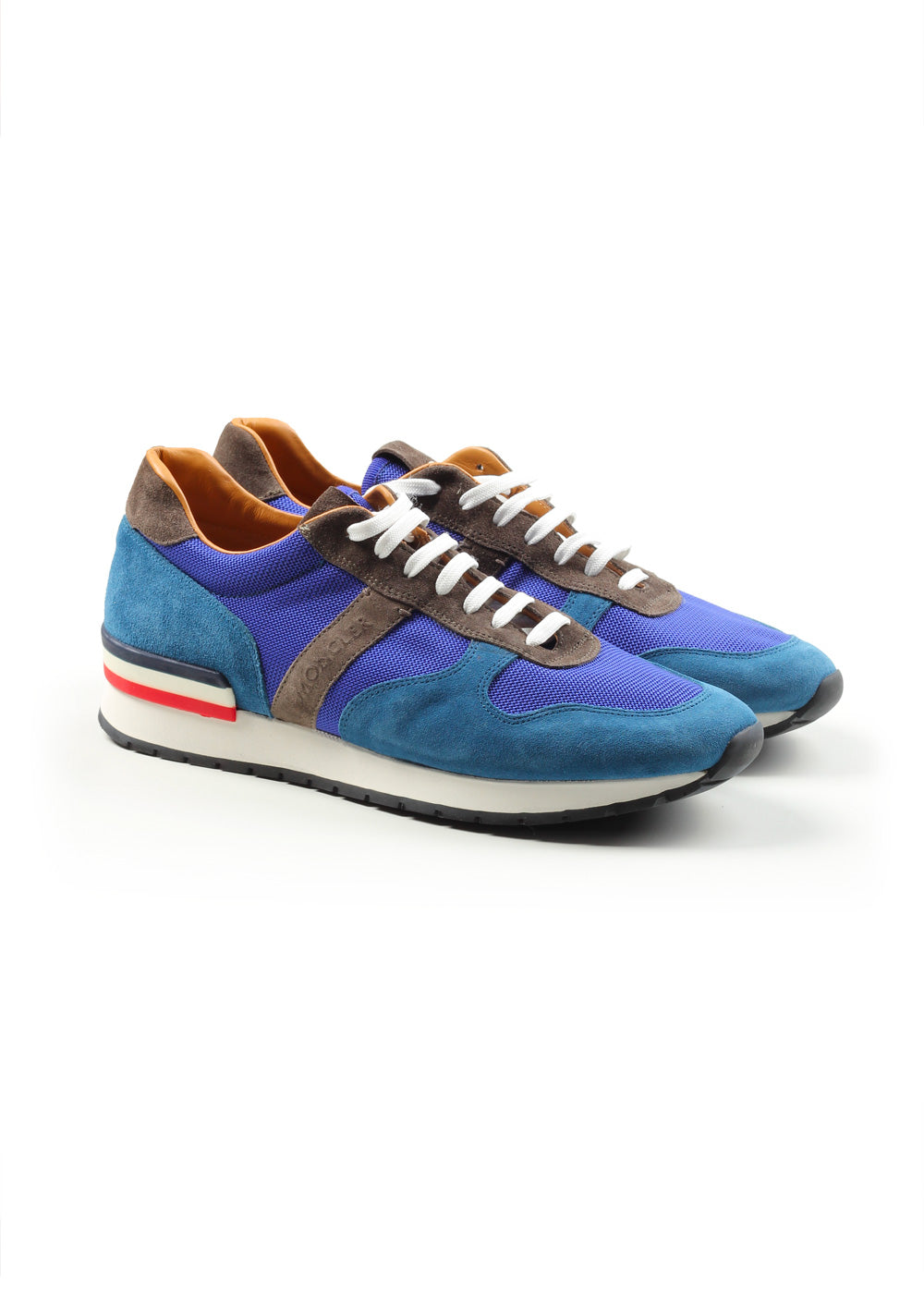 Moncler Suede Sneakers Shoes Size 44 Eur / 11 U.S. / 10 U.K.