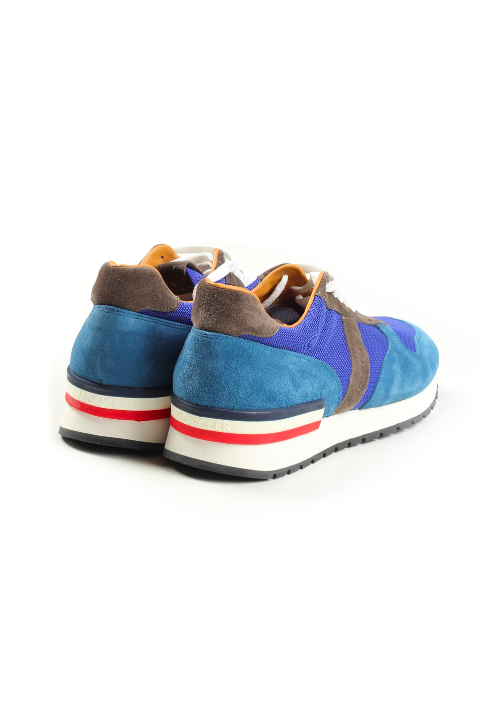 Moncler Suede Sneakers Shoes Size 44 Eur / 11 U.S. / 10 U.K.
