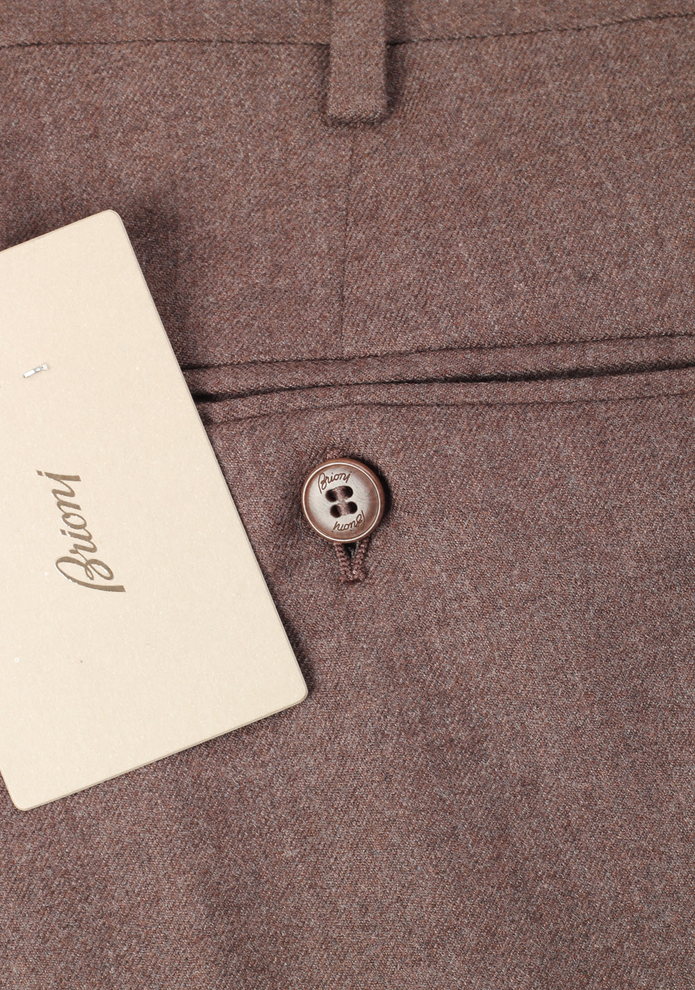 Brioni Brownish Gray Moena Trousers Size 56 / 40 U.S.