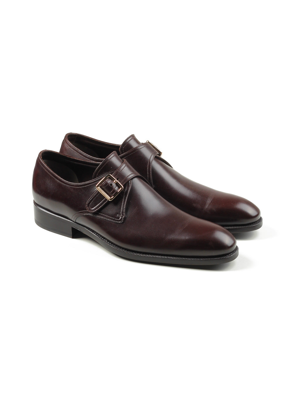 TOM FORD Brown Monk Strap Shoes Size 11T Uk / 12T U.S.