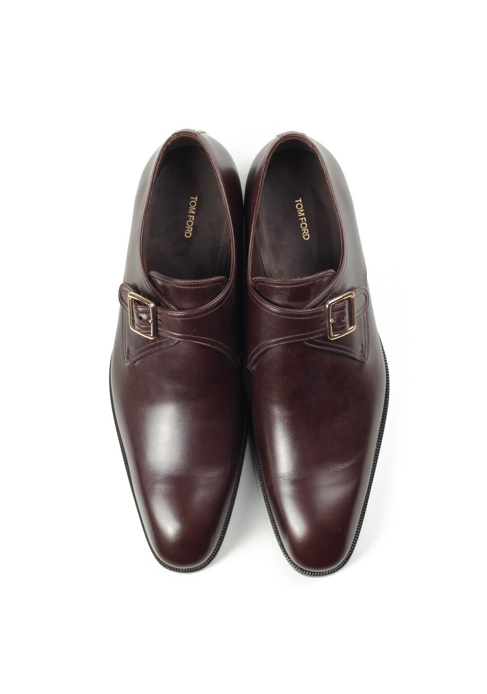 TOM FORD Brown Monk Strap Shoes Size 11T Uk / 12T U.S.