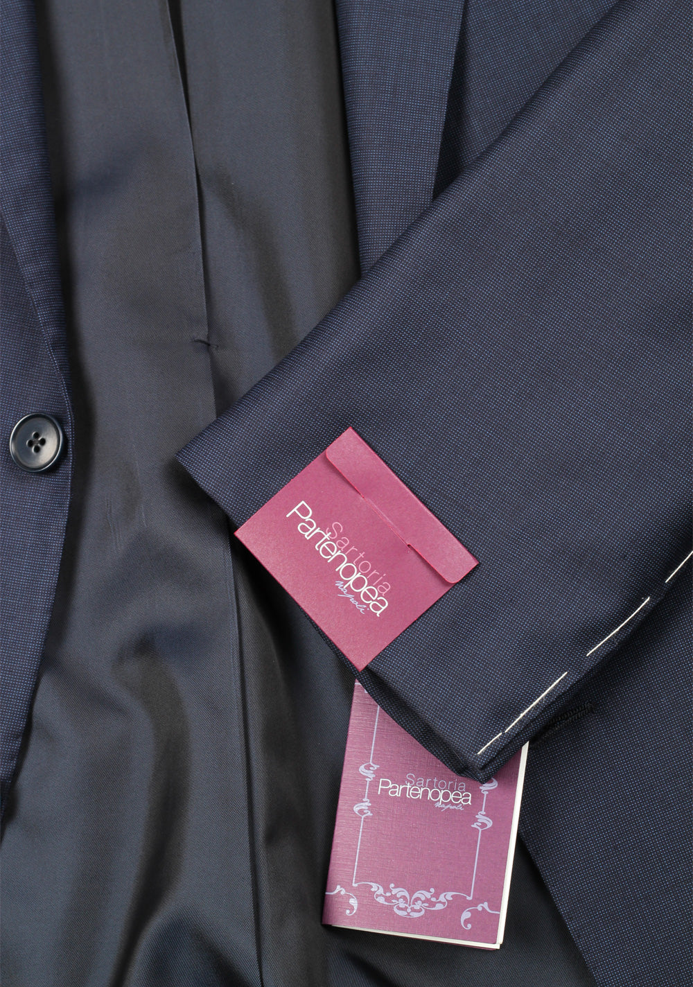 Sartoria Partenopea Blue Suit Size 58 / 48R U.S. In Wool