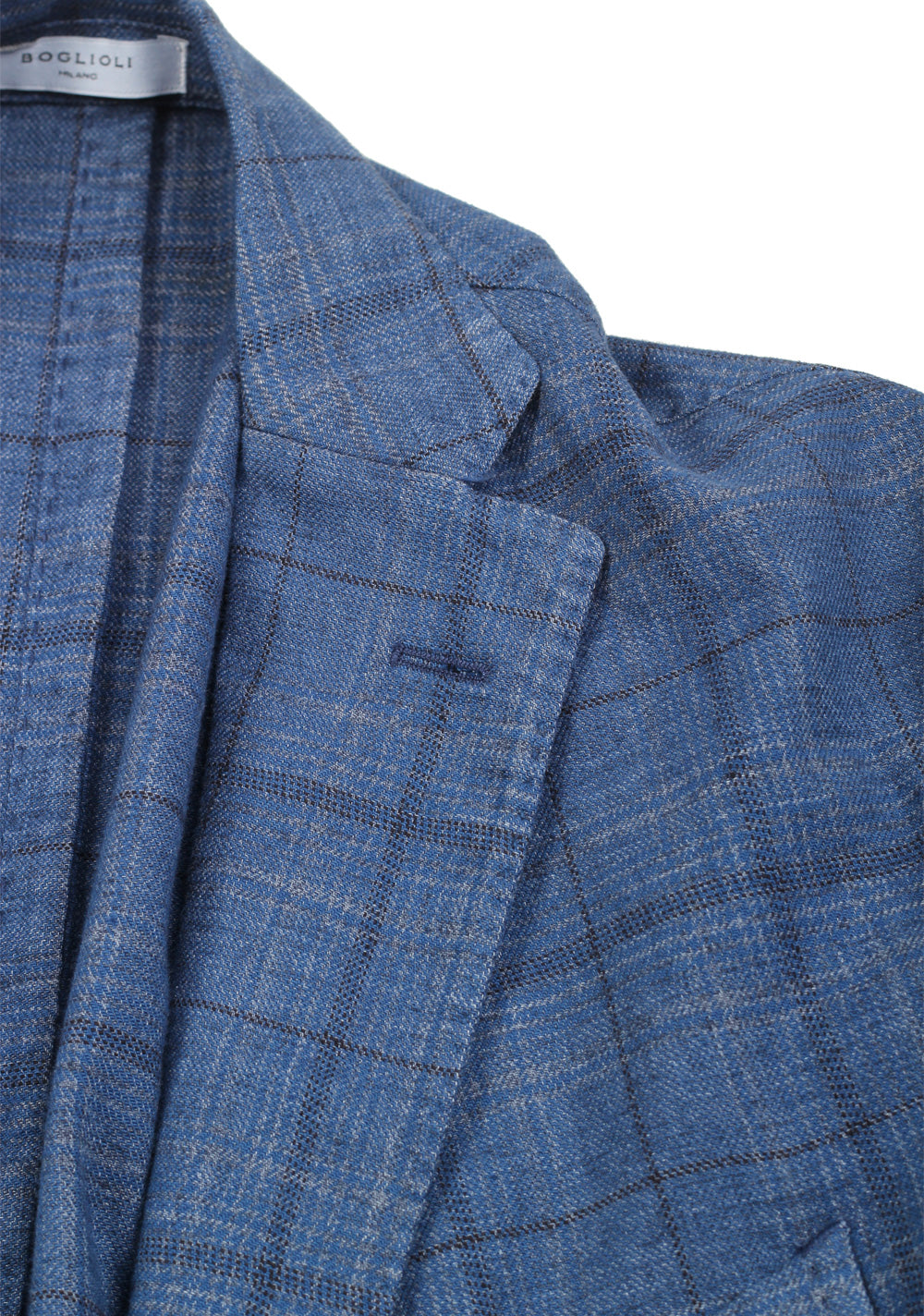 Boglioli K Jacket Blue Checked Sport Coat