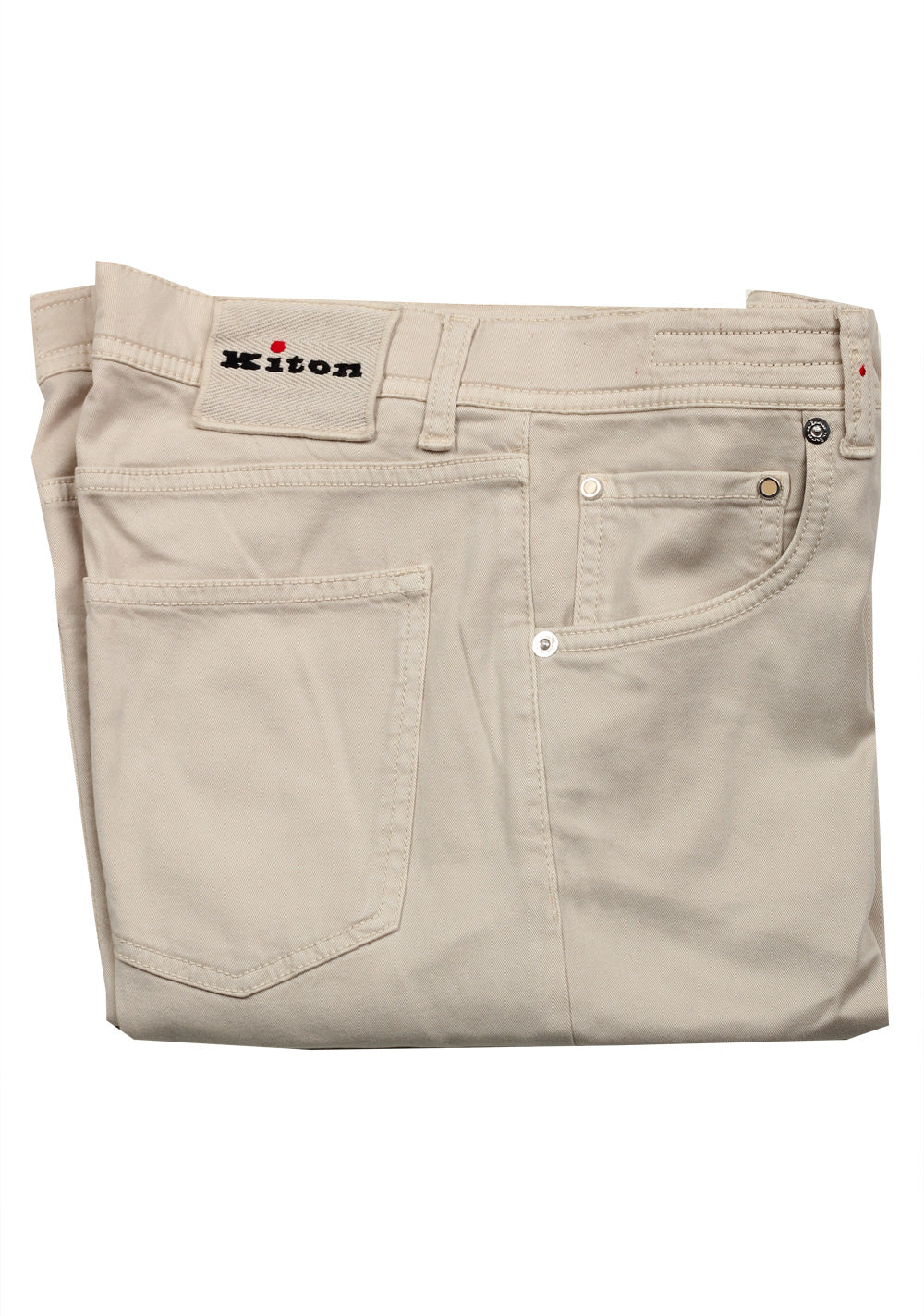 Kiton Beige Jeans Size 50 / 34 U.S.