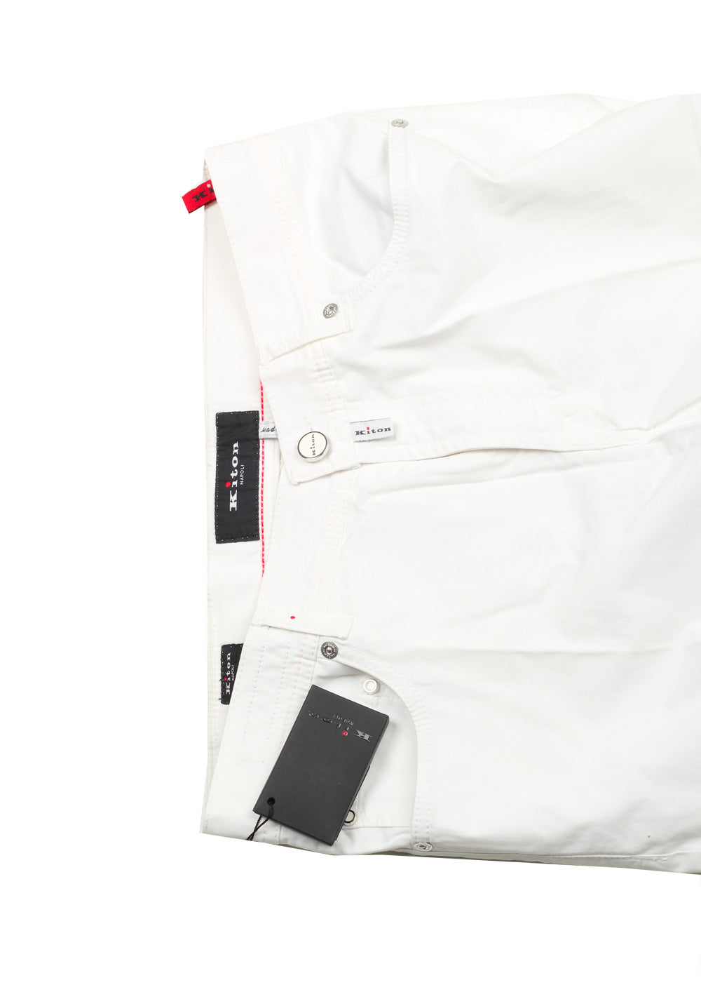 Kiton White Jeans Size 58 / 42 U.S.