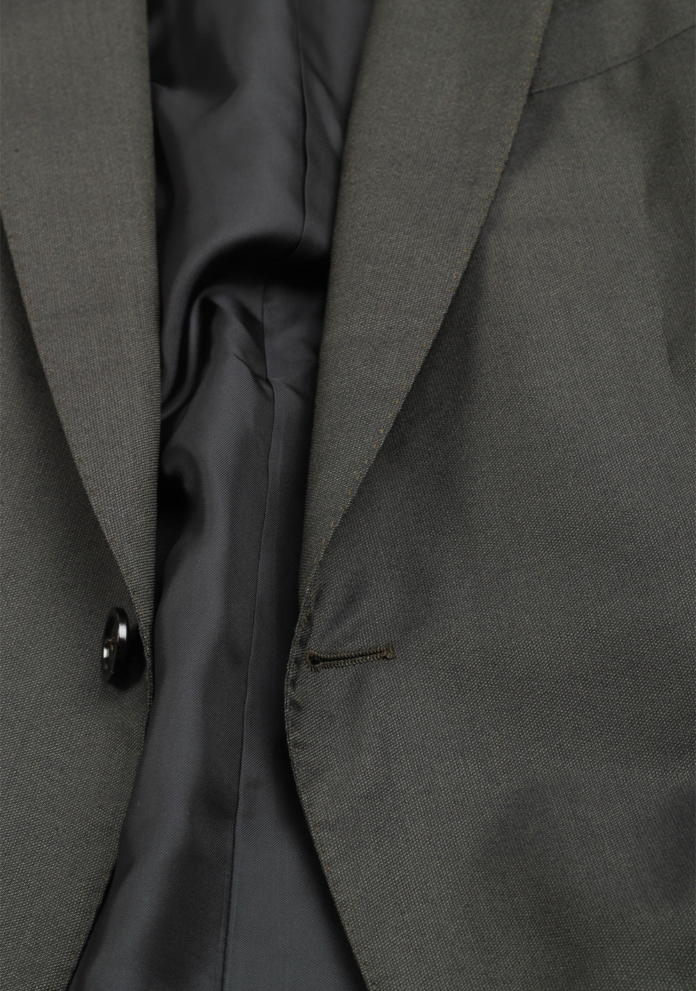 ZEGNA Torino Greenish Gray Trofeo 600 Suit Size 56 / 46R U.S.