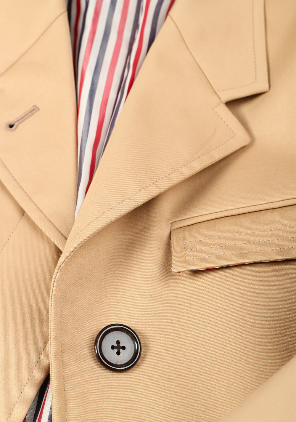 Thom Browne NEW YORK Beige Jacket Coat
