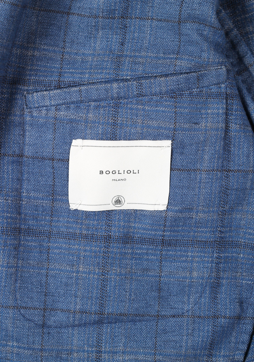 Boglioli K Jacket Checked Blue Sport Coat