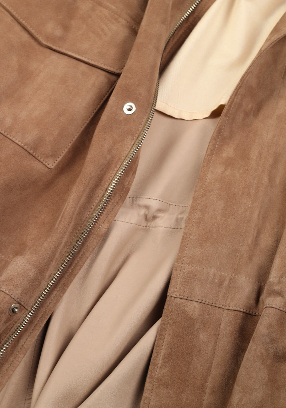 Loro Piana Brown Suede Traveller Jacket Coat