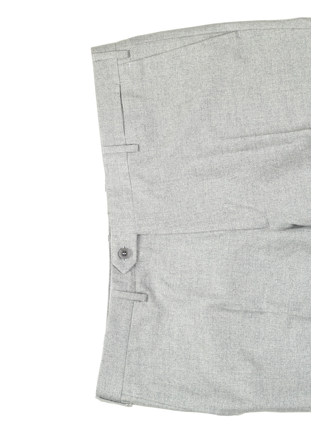 Brioni Light Gray Megeve Slim Trousers Size 56 / 40 U.S. In Wool