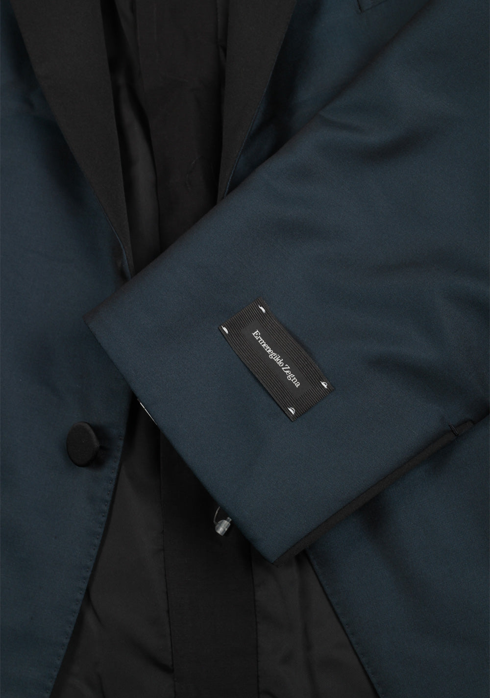 ZEGNA City Blue Tuxedo Dinner Jacket Size 58 / 48R U.S.