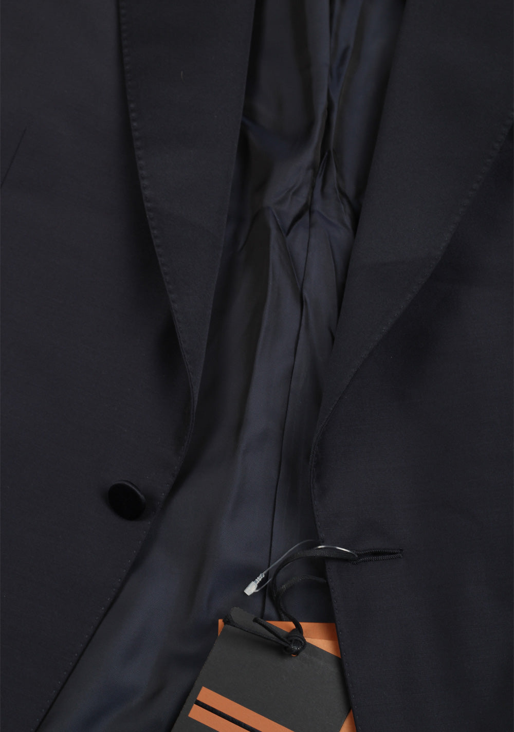 ZEGNA Sartorial Blue Troffeo 600 Tuxedo Dinner Jacket Size 52 / 42R U.S.