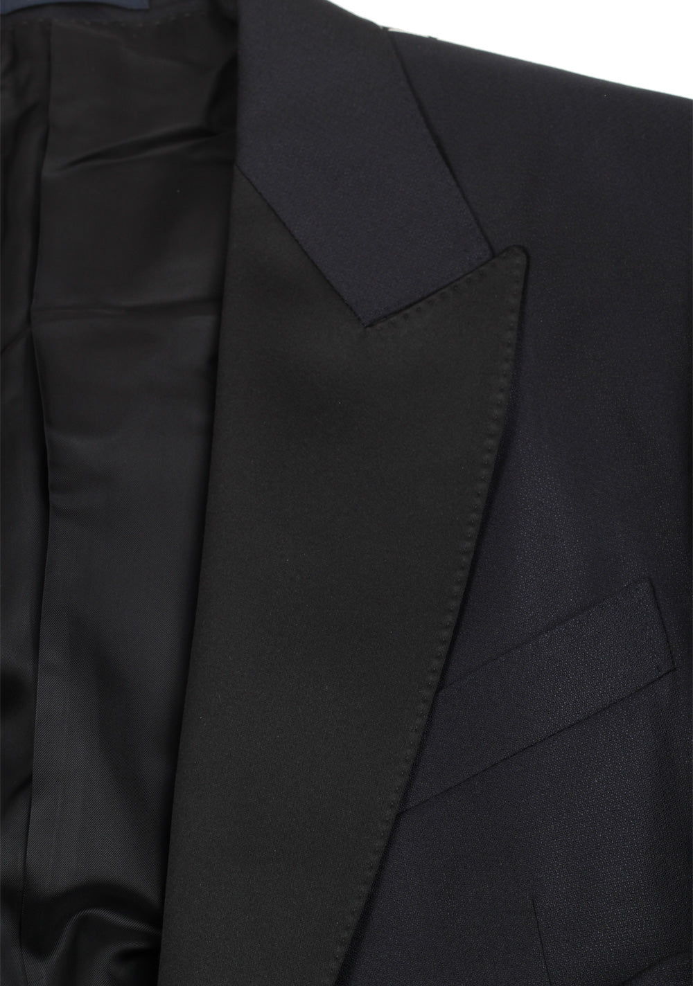 ZEGNA Milano Black Tuxedo Dinner Jacket Size 50 / 40R U.S.