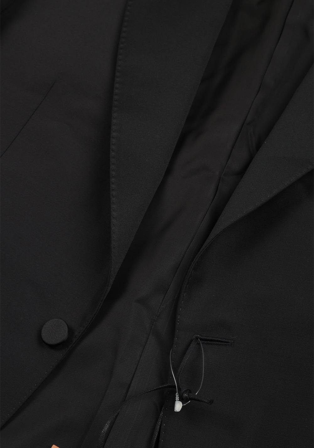 ZEGNA Sartorial Black Trofeo 600 Tuxedo Dinner Jacket Size 48 / 38R U.S.
