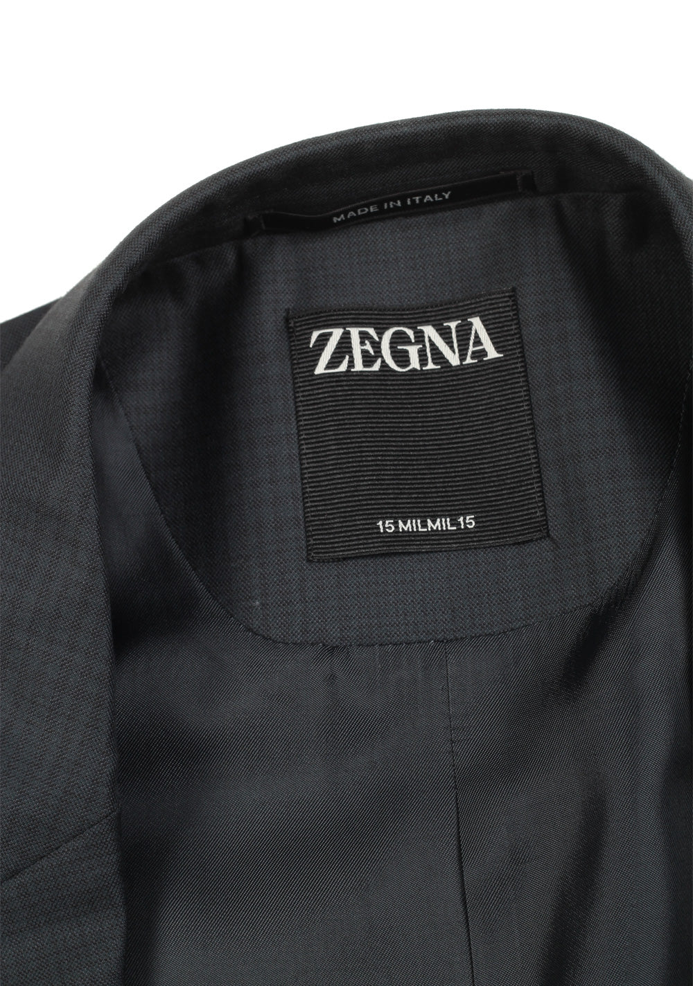 ZEGNA Sartorial 15Milmil15 Gray Checked Suit Size 50 / 40 U.S.