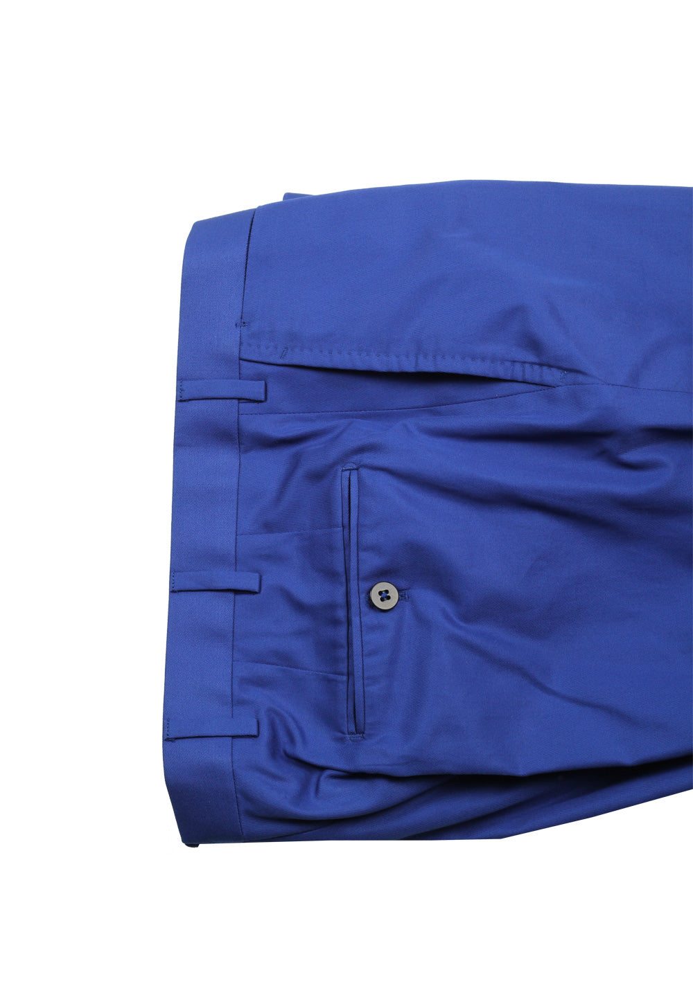 Isaia Napoli Solid Blue Suit Base Amalfi