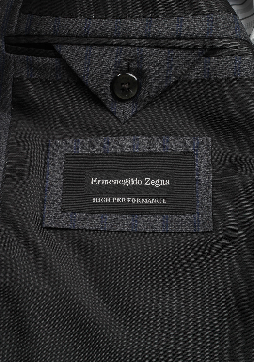 Ermenegildo Zegna Mila Gray Striped Suit Size 50 / 40R U.S.