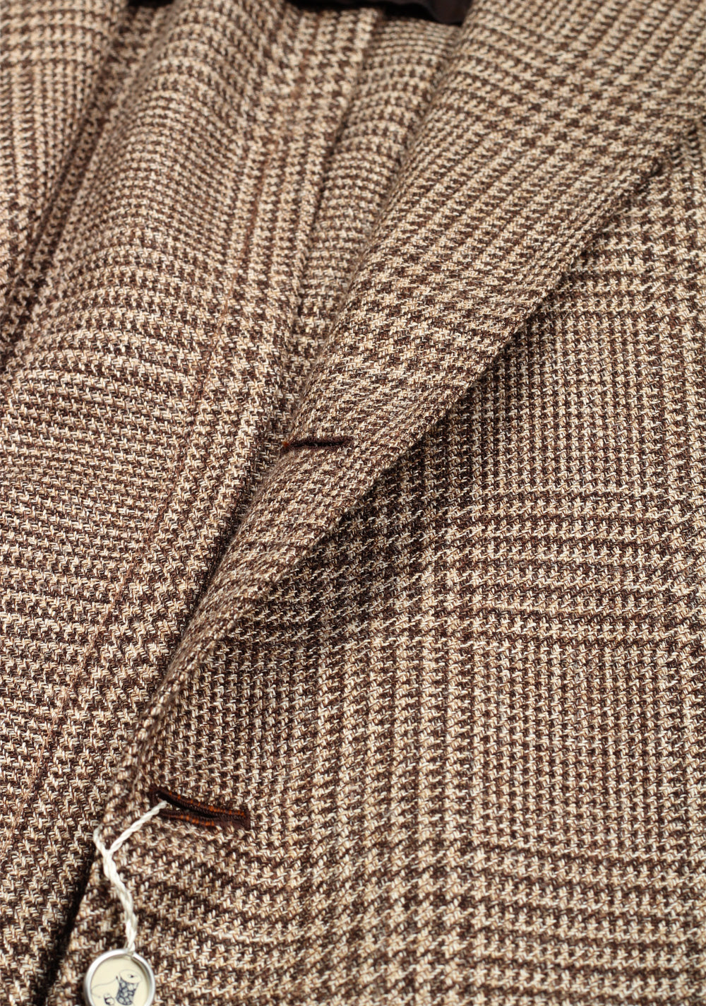 Orazio Luciano Beige Sport Coat Size 50L / 40L U.S. In Wool Linen Silk