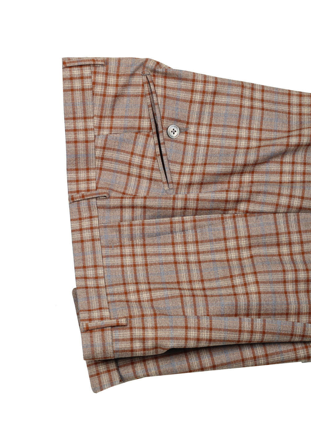 Boglioli K Jacket Brown Checked Suit Size 48 / 38R U.S.