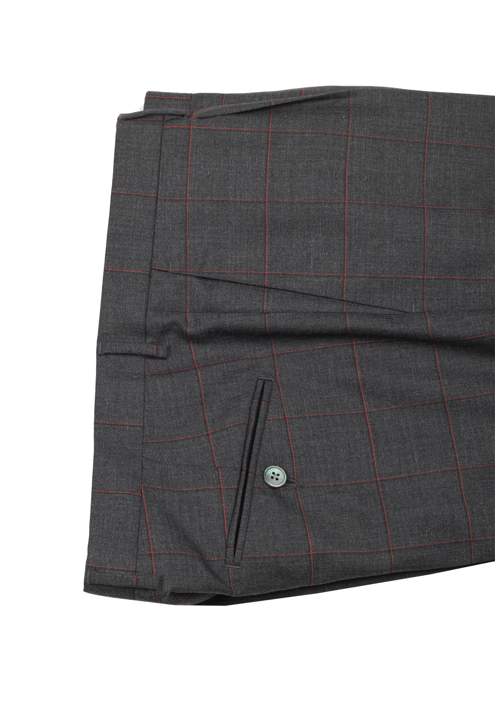 Boglioli K Jacket Gray Checked Suit Size 50 / 40R U.S.