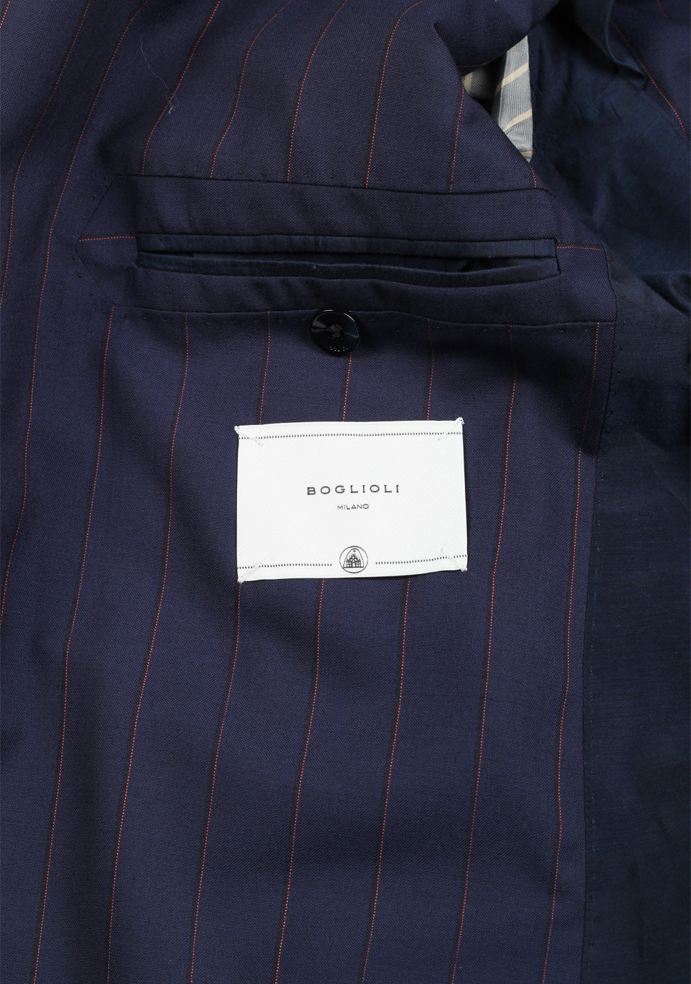 Boglioli 69 Blue Striped Suit