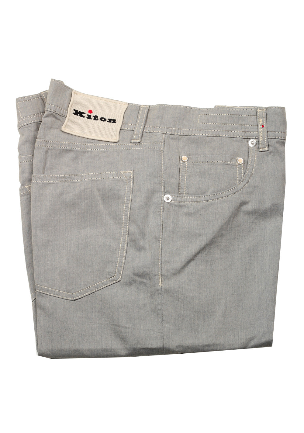 Kiton Gray Jeans Size 50 / 34 U.S.