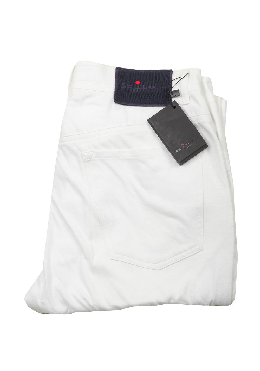 Kiton White Slim Jeans Size