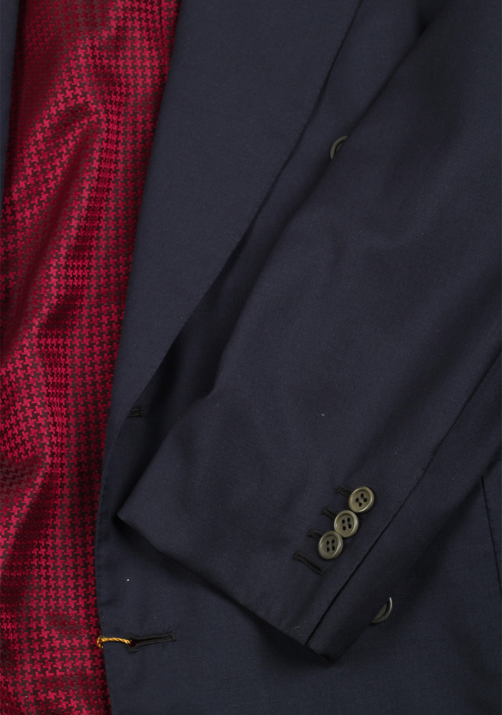 Kiton Blue Double Breasted Sport Coat Size 56 / 46R U.S.