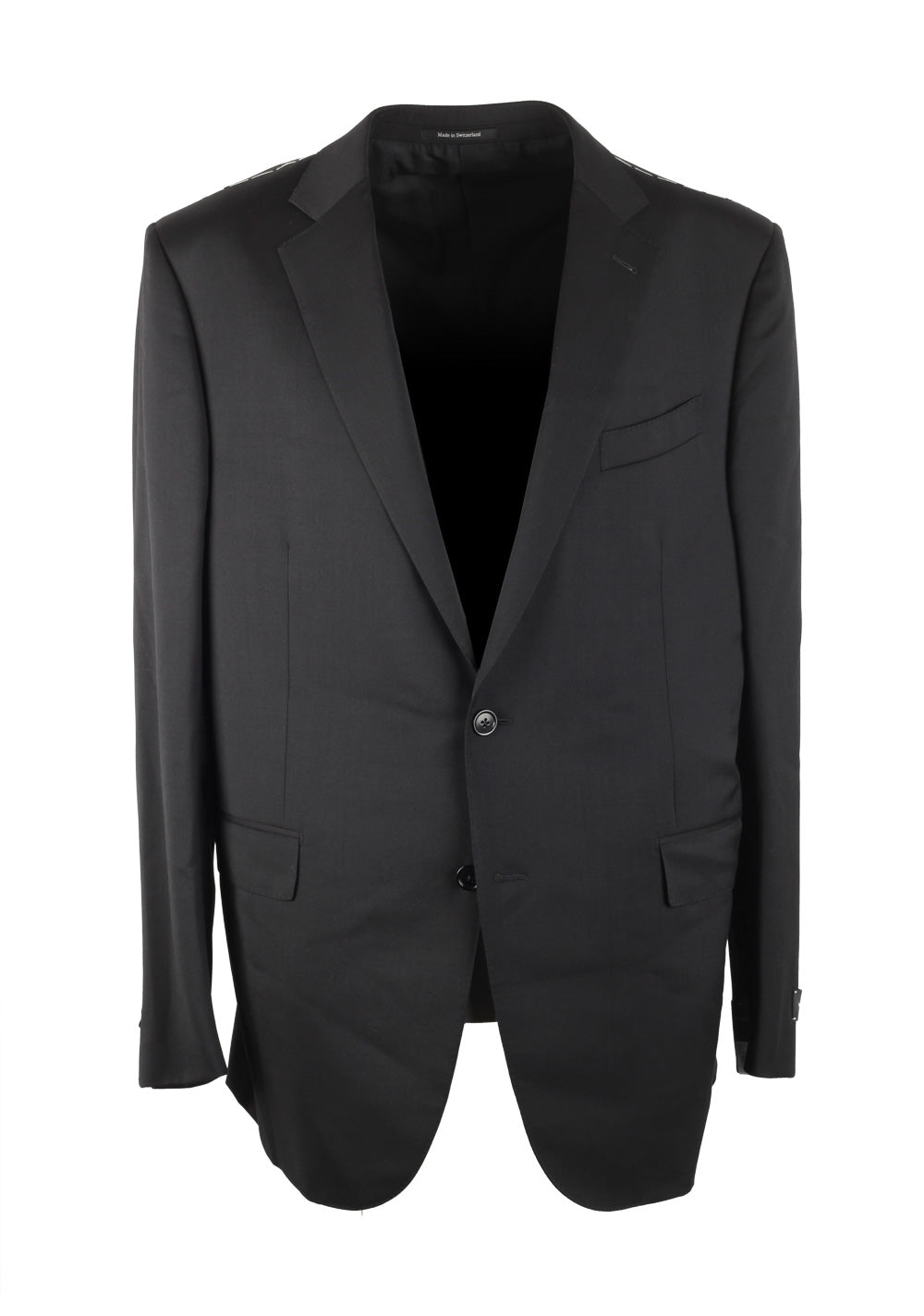 ZEGNA Milano Solid Black Multiseason Suit