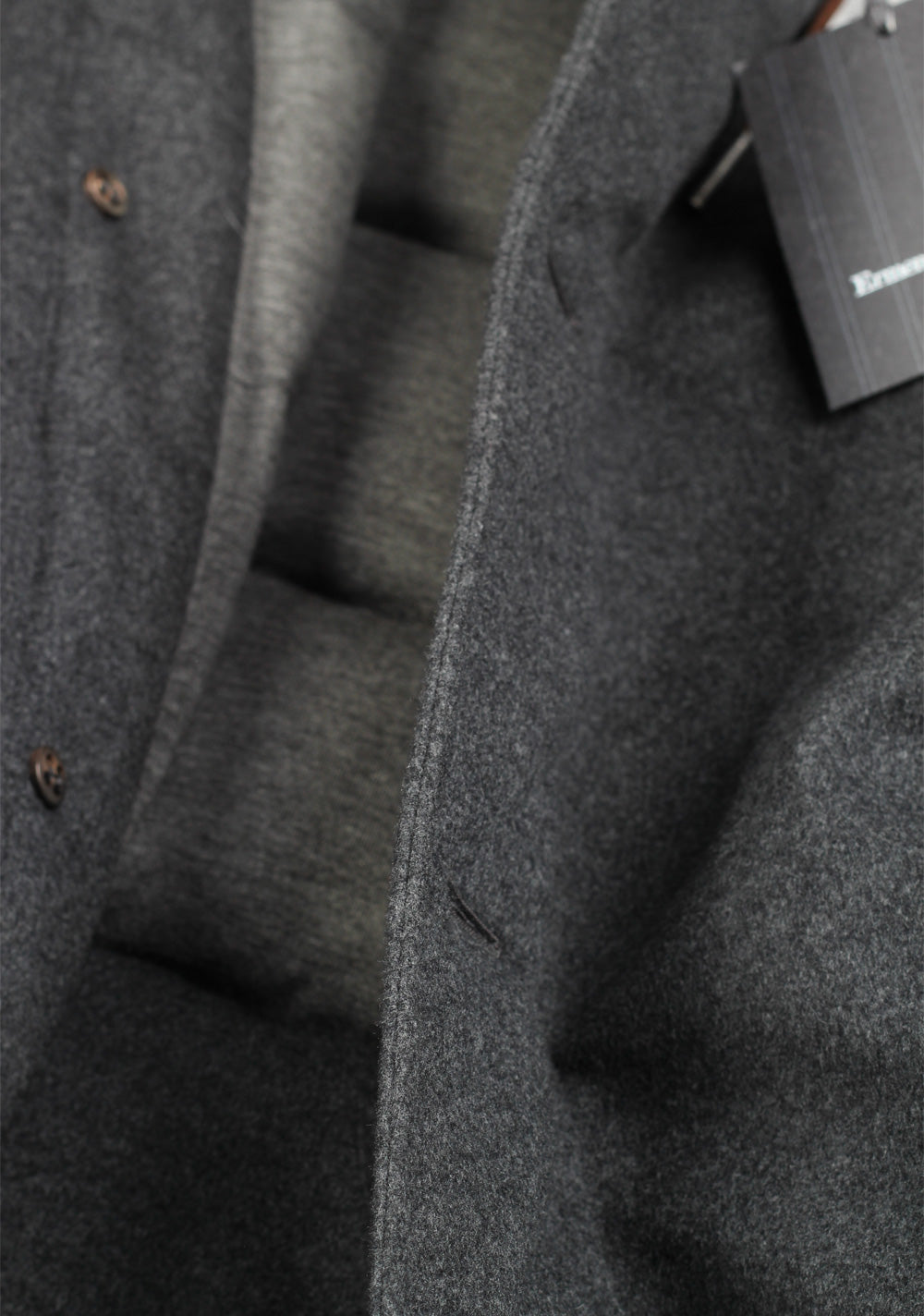 ZEGNA Gray Oasi Cashmere Elements Over Coat Size 48 / 38R U.S.