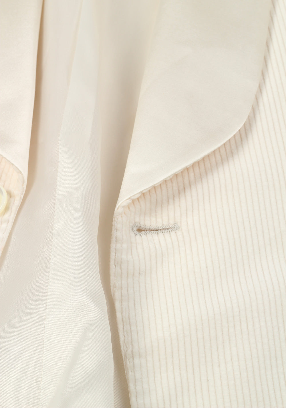 Brunello Cucinelli Ivory Signature Tuxedo Dinner Jacket Size 50 / 40R U.S.
