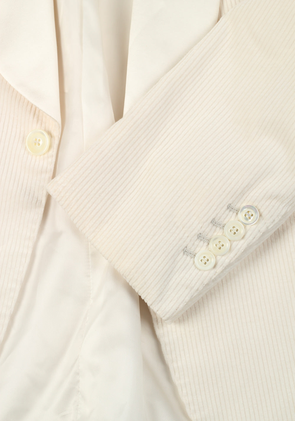 Brunello Cucinelli Ivory Signature Tuxedo Dinner Jacket Size 50 / 40R U.S.