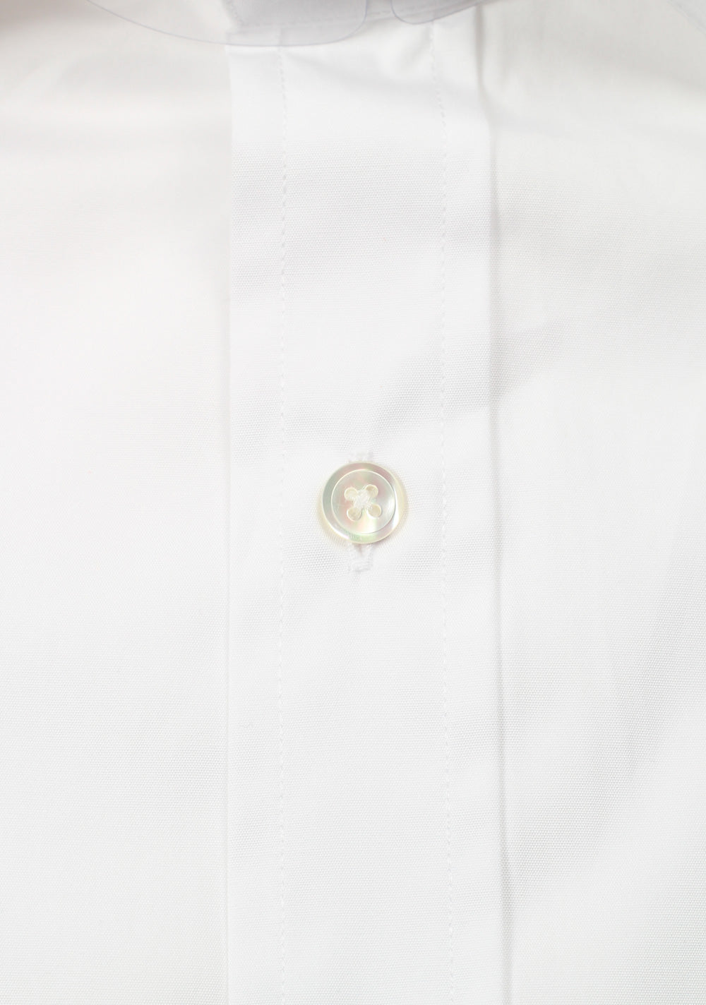 Limité Solid White Signature Shirt With French Cuffs