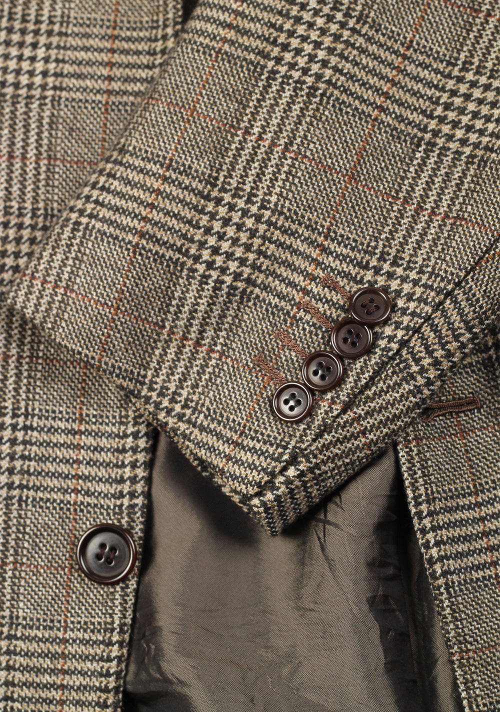Kiton Gray Checked Sport Coat Size 50 / 40R U.S. In Cashmere
