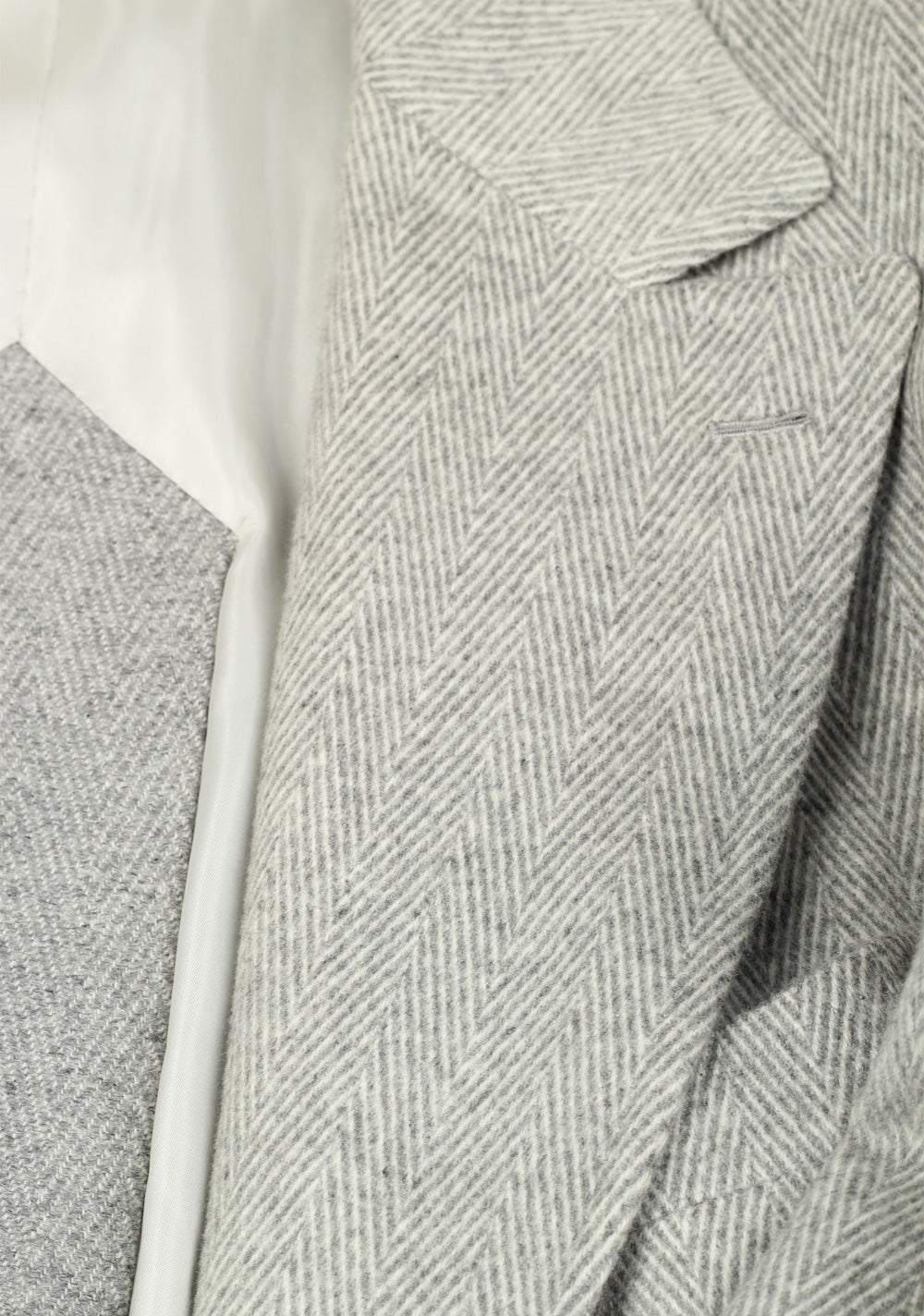 Kiton Gray Double Breasted Vicuna Coat Size 52 / 42R U.S.