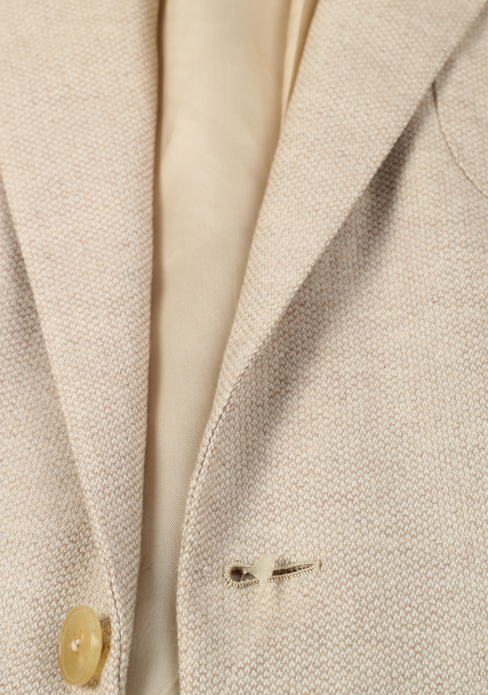 Ermenegildo Zegna Couture Beige Cashmere Sport Coat Size 50 / 40R U.S.
