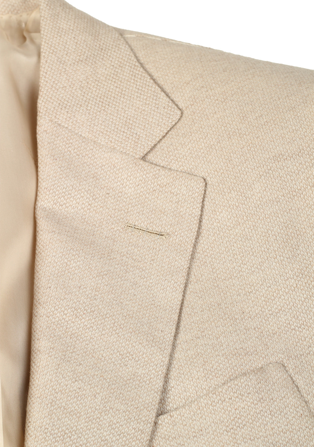 Ermenegildo Zegna Couture Beige Cashmere Sport Coat Size 50 / 40R U.S.