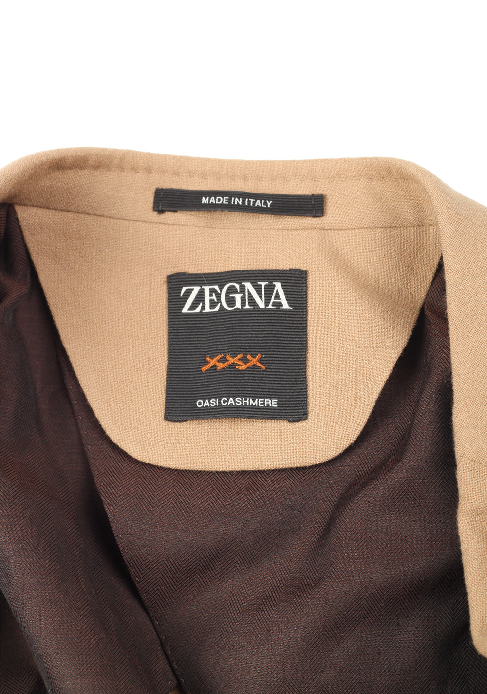 ZEGNA Oasi Cashmere Sand Cashmere Sport Coat Size 50 / 40R U.S.