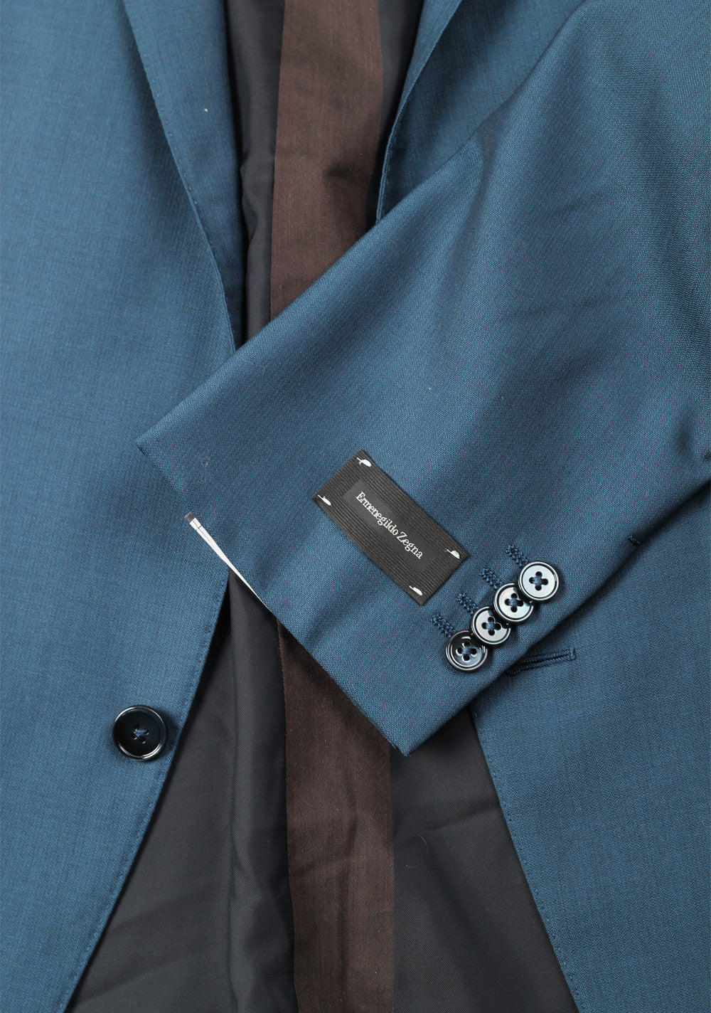 ZEGNA Blue City Achillfarm Suit Size 56 / 46R U.S.