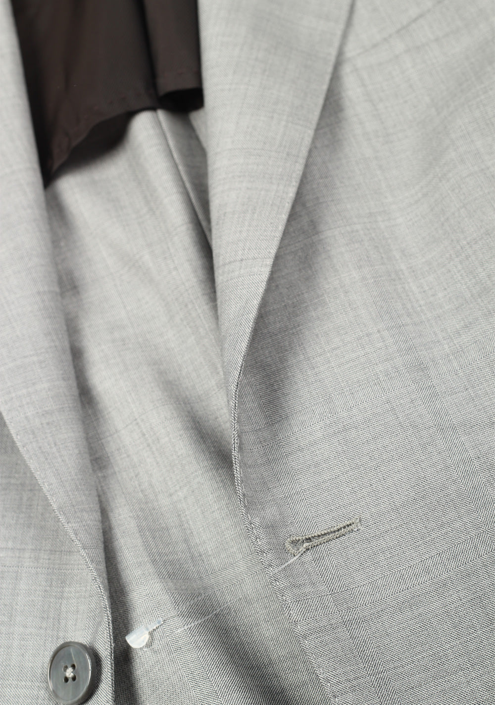 ZEGNA Gray Easy Light Checked 15Milmil15 Suit