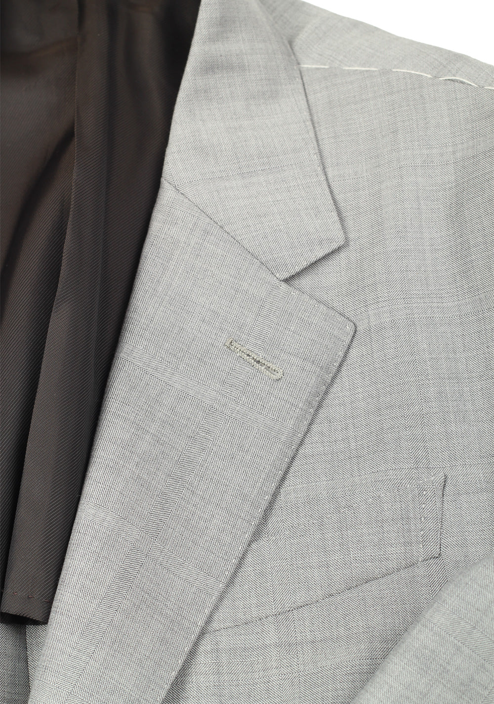 ZEGNA Gray Easy Light Checked 15Milmil15 Suit