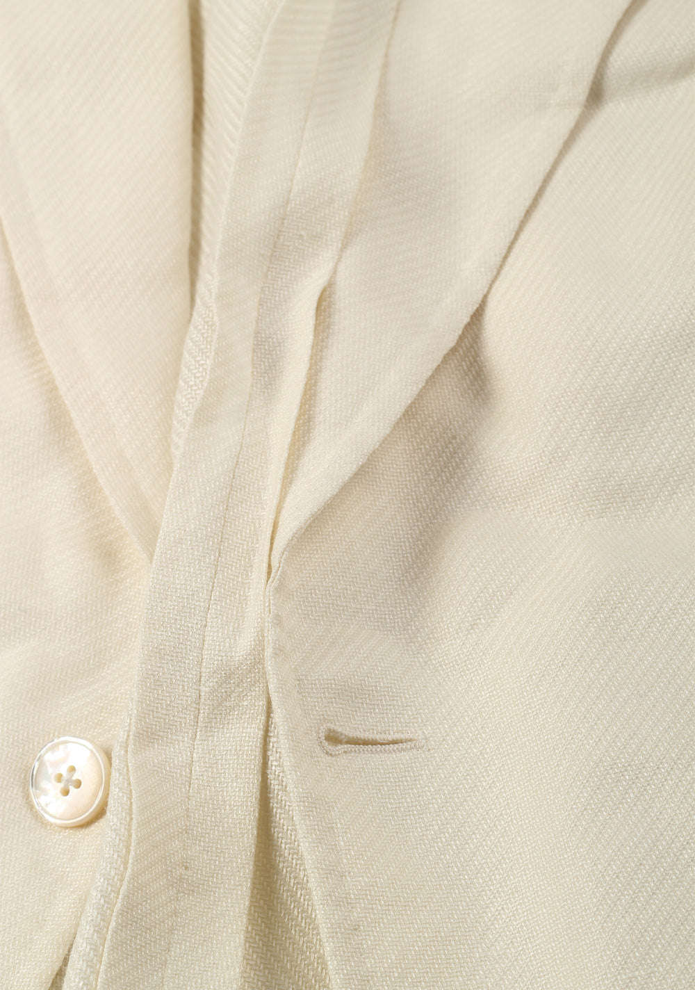 ZEGNA Manhatten Off White Sport Coat Size 52 / 42R U.S. In Silk Blend