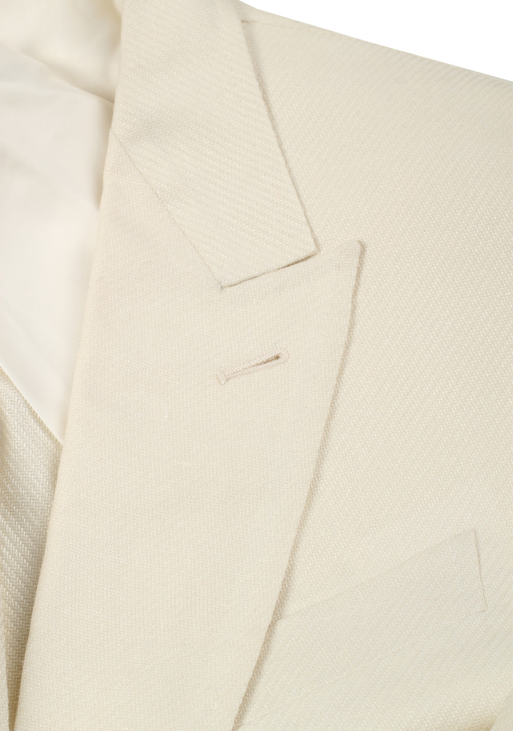 ZEGNA Manhatten Off White Sport Coat Size 52 / 42R U.S. In Silk Blend