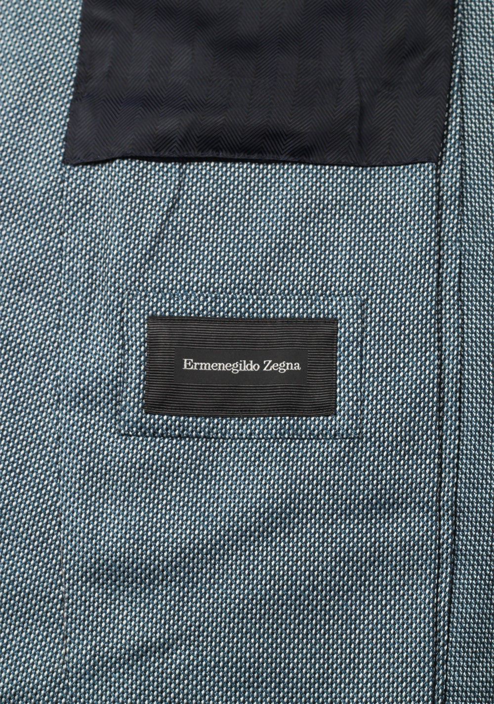 ZEGNA Manhattan Blue Sport Coat Size 48 / 38R U.S. In Cashmere Blend