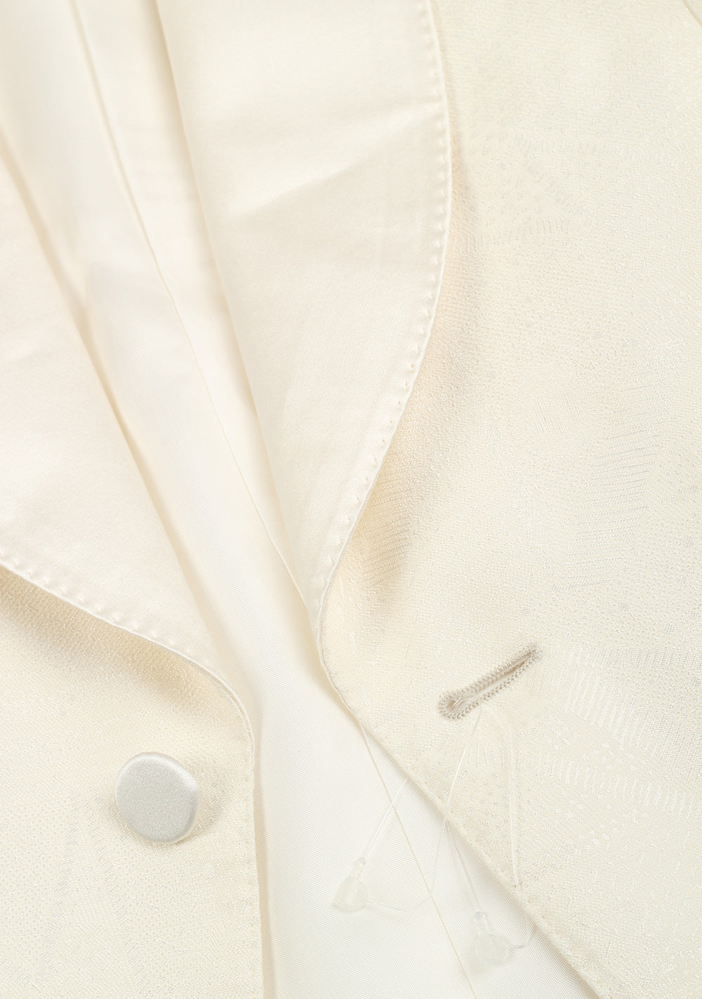 ZEGNA Sartorial Off White Tuxedo Dinner Jacket Size 54 / 44R U.S.