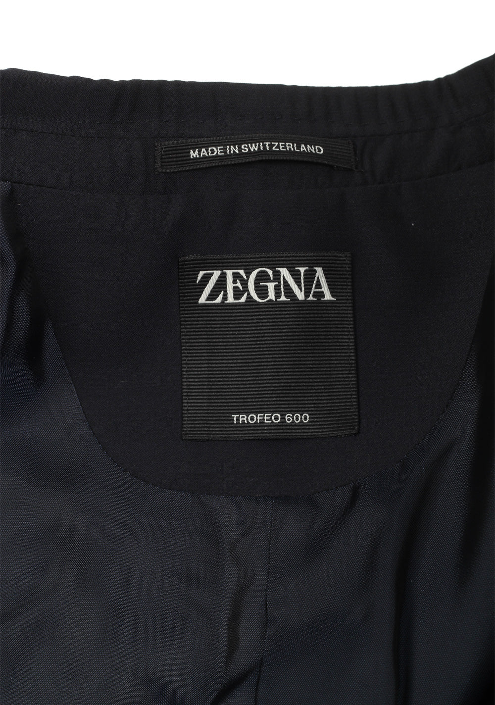 ZEGNA Sartorial Blue Troffeo 600 Tuxedo Dinner Jacket Size 52 / 42R U.S.