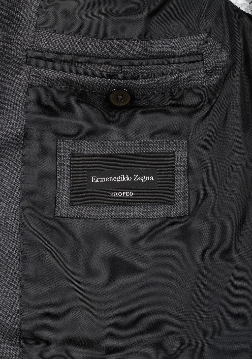 Ermenegildo Zegna Milano Trofeo Gray Suit Size 46 / 36R U.S.