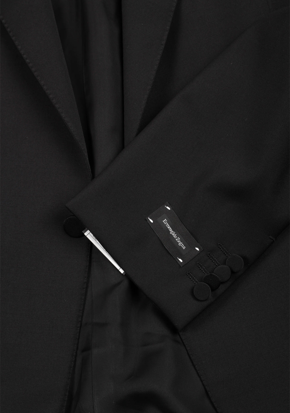 ZEGNA Black Milano Multiseason Tuxedo Suit Size 58 / 48R U.S.